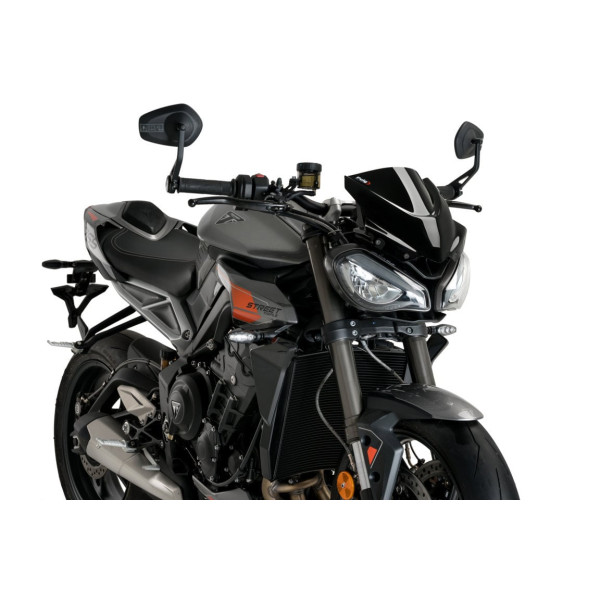 Puig Puig sport screen | black (opaque) | triumph street triple 765 r/rs 2023>current